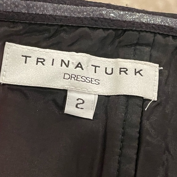 Trina Turk Cissily Navy Blue and Black Striped Dress size 2 - Picture 13 of 13